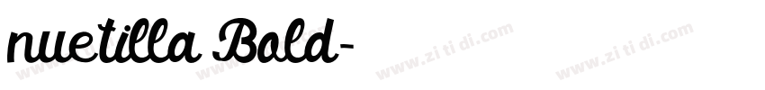 nuetilla Bold字体转换